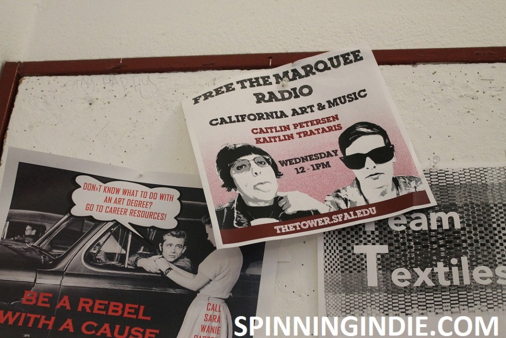Radio show flyer at SFAI