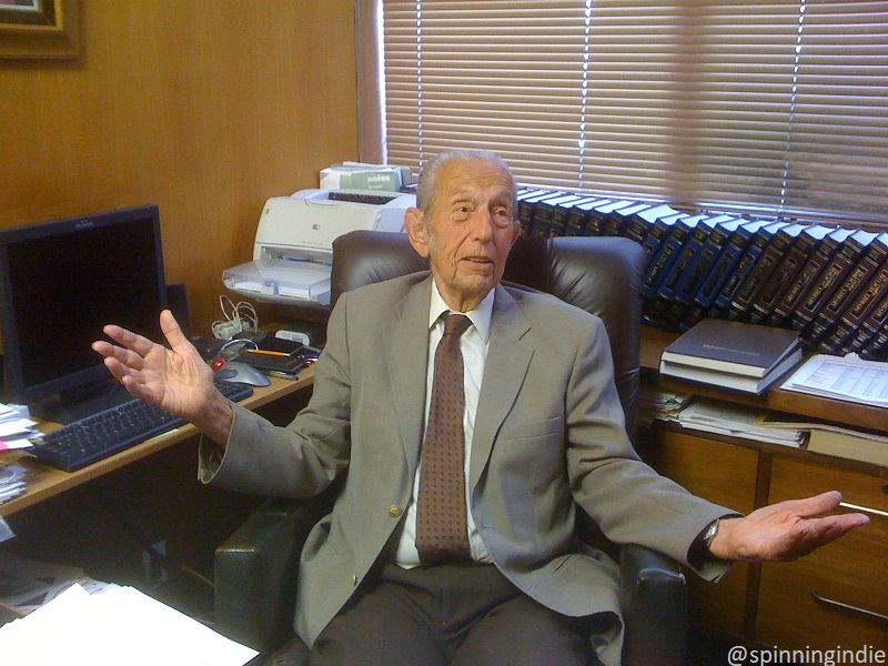 Harold Camping at Family Radio in 2011. Photo: J. Waits