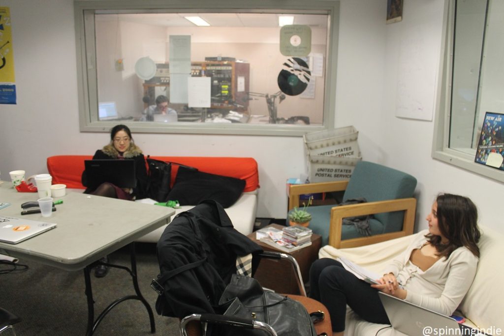 WKCR participants in "fish bowl." Photo: J. Waits