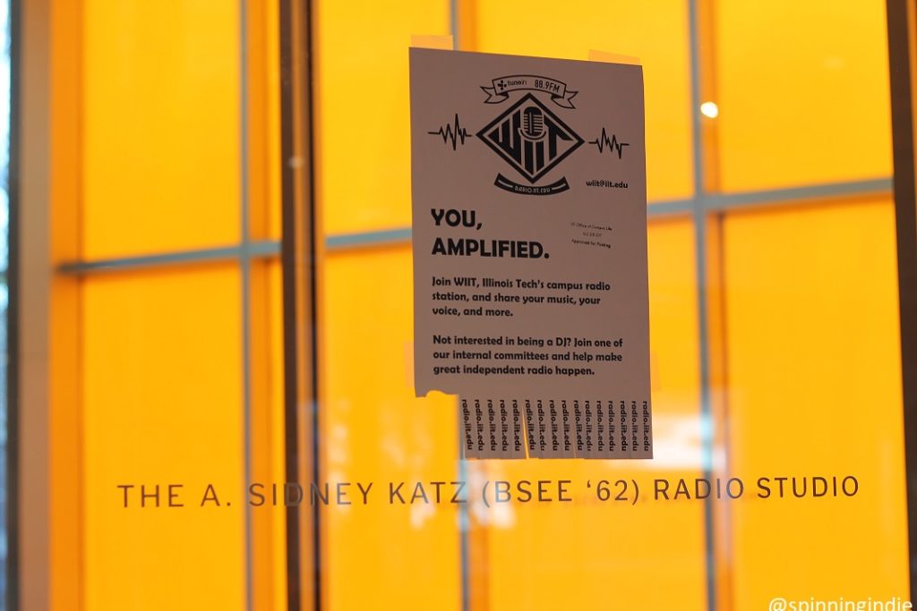 View of WIIT studio window. Photo: J. Waits