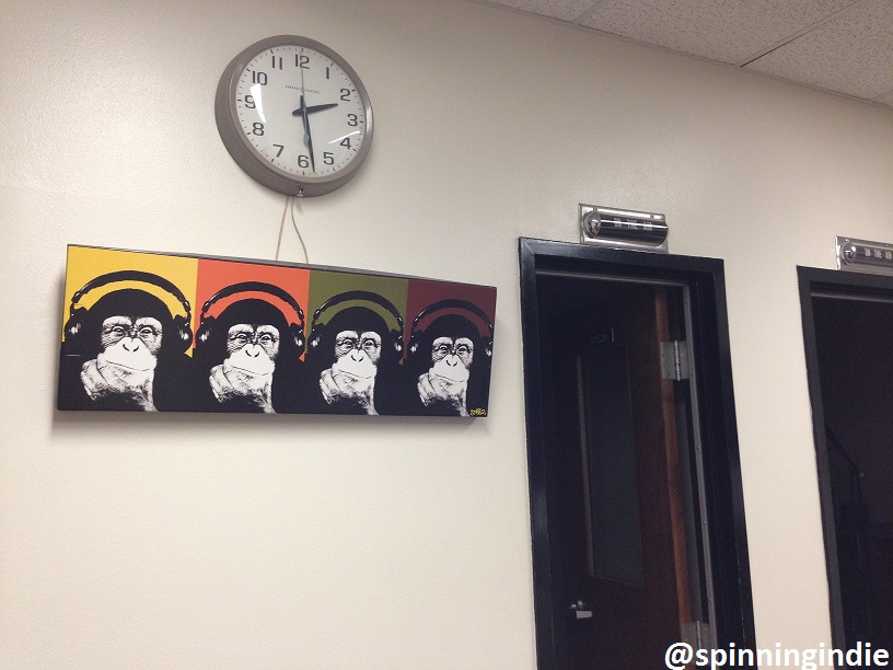 Doors open to a few of the production rooms. Photo: J. Waits