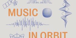 Image of book cover that says Music in Orbit